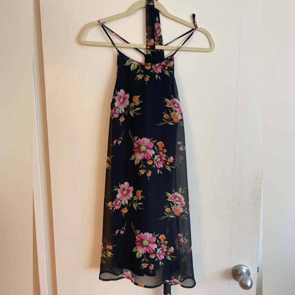 Floral print dress